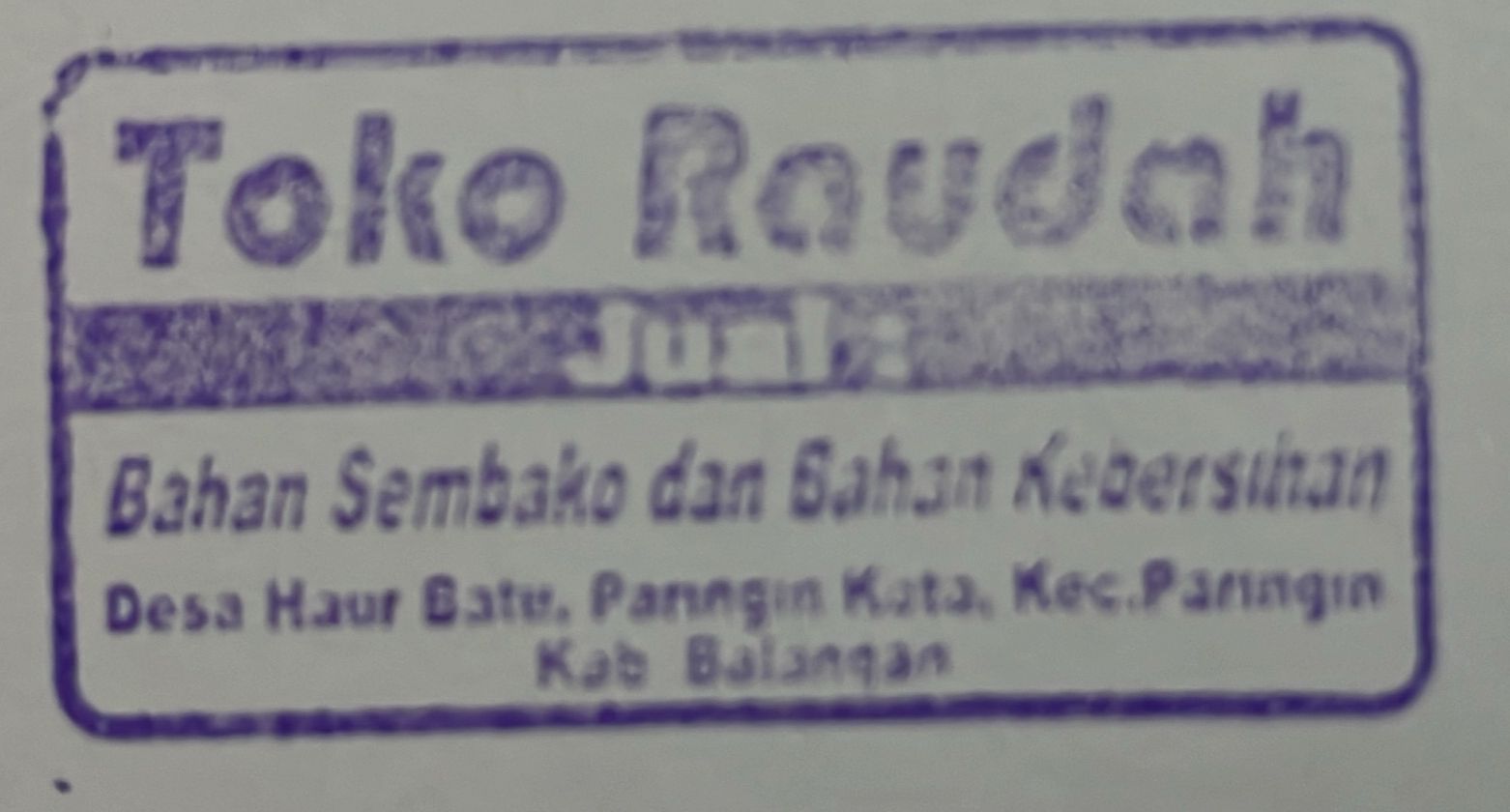 TOKO RAUDAH