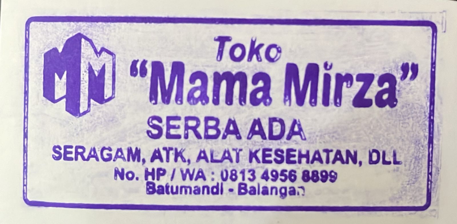 TOKO MAMA MIRZA SERBA ADA