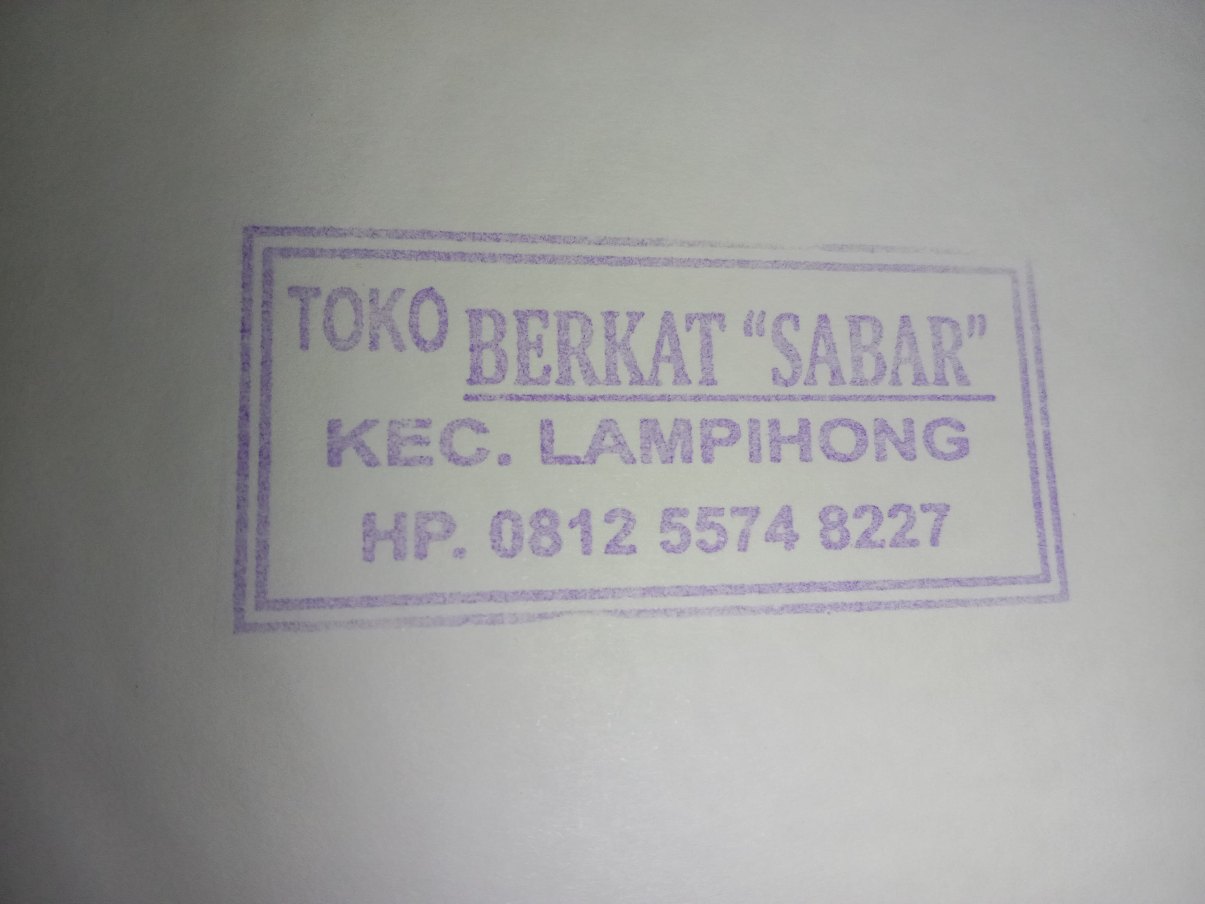 Toko Berkat Sabar