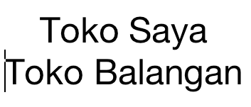 Toko Saya Toko Balangan