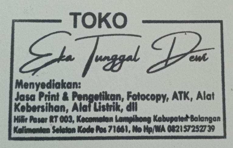 TOKO EKA TUNGGAL DEWI