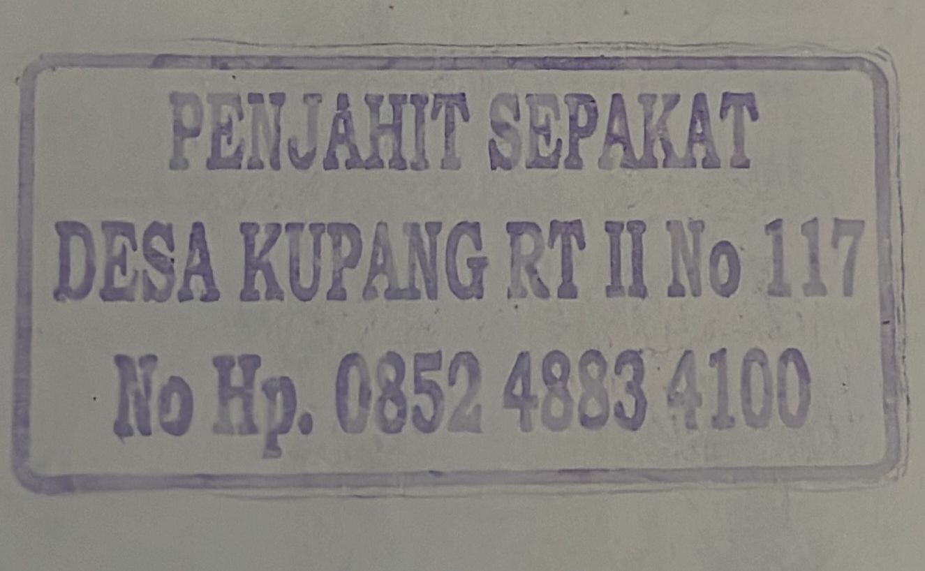PENJAHIT SEPAKAT