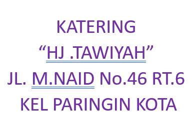 HJ.TAWIAH KATERING