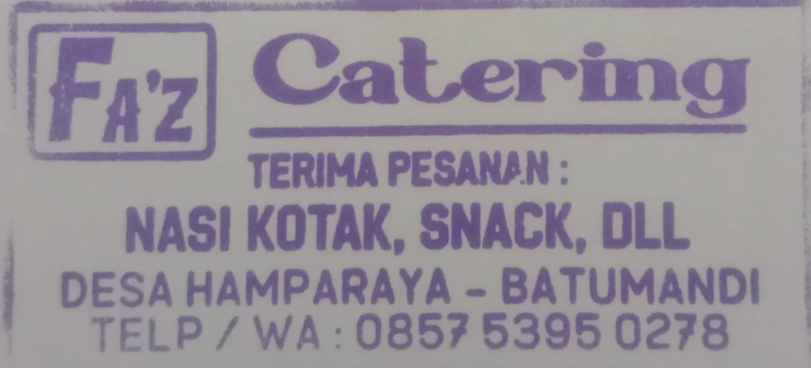 FA'Z CATERING