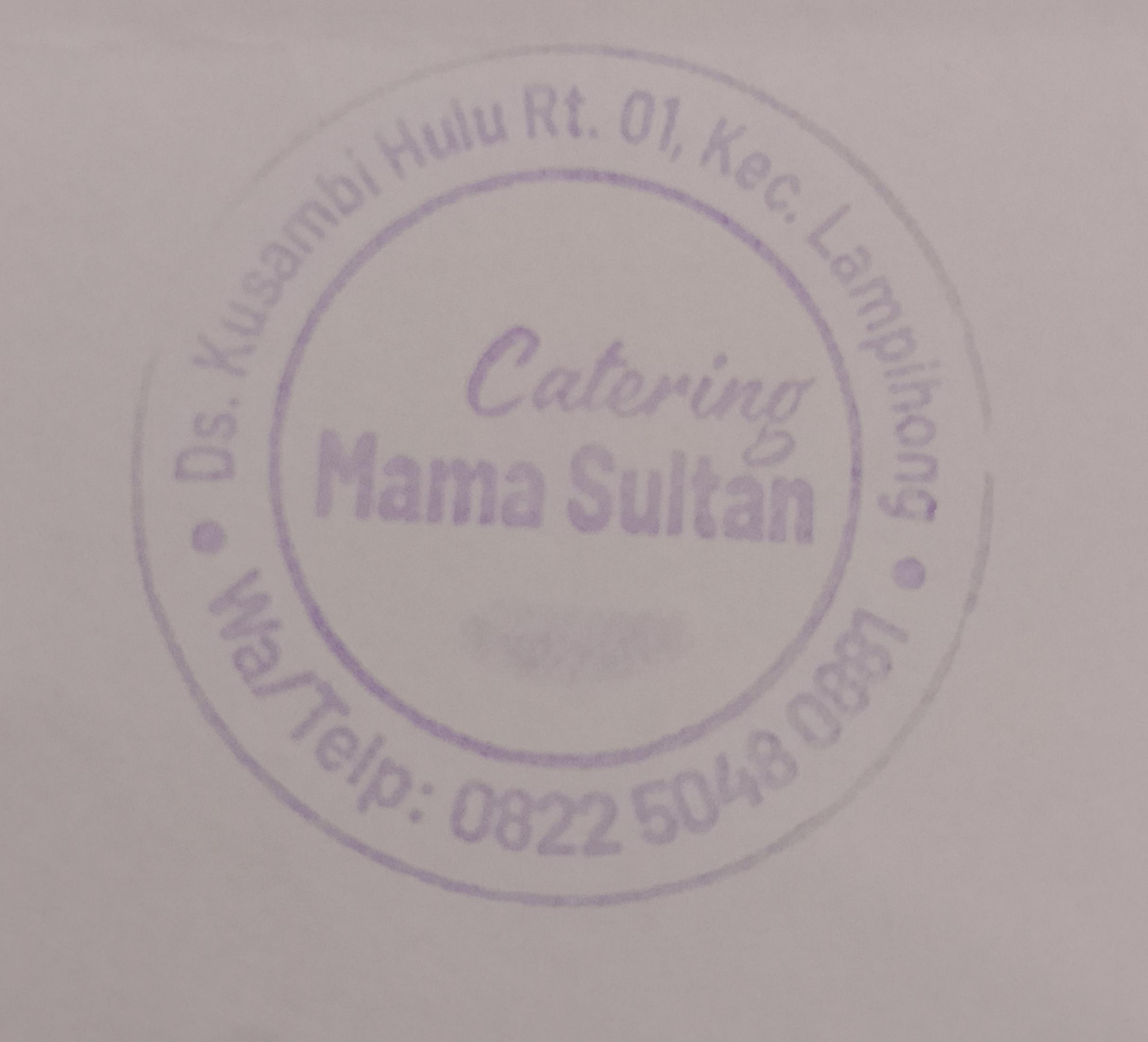 CATERING MAMA SULTAN