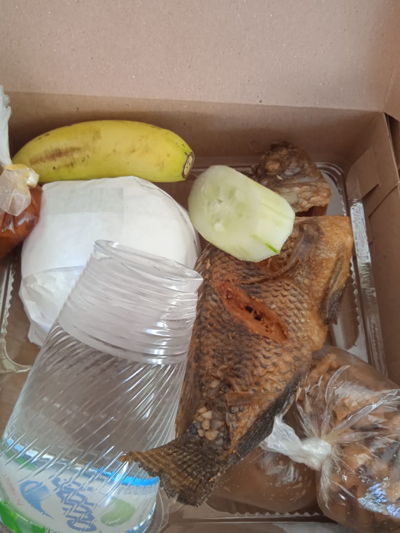 Nasi Kotak Nila Goreng/Panggang