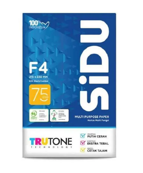 Kertas HVS F4 SIDU 1 Rim