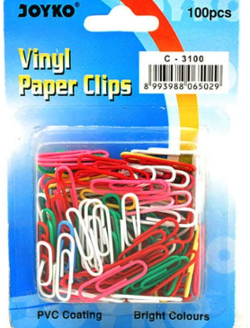 paper clip warna warni