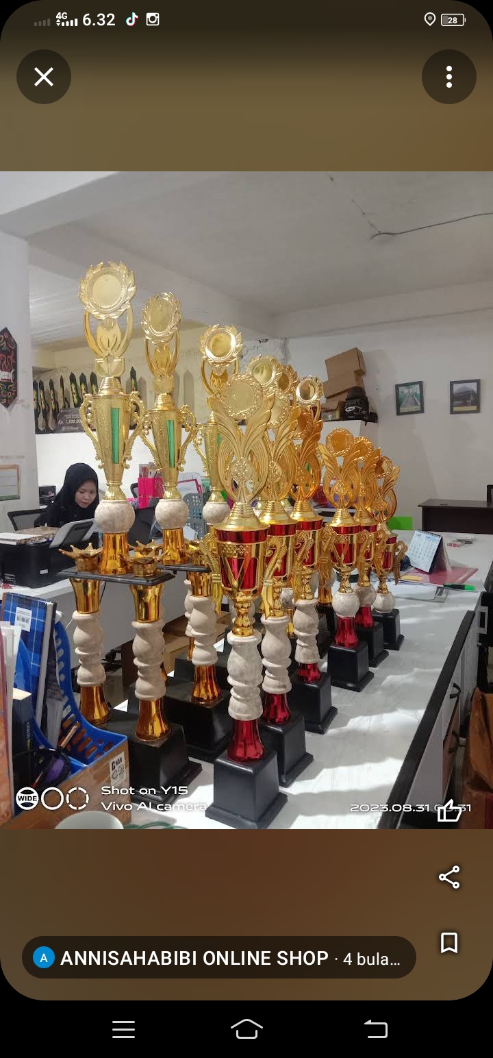 Piala Marmer Kaki 2