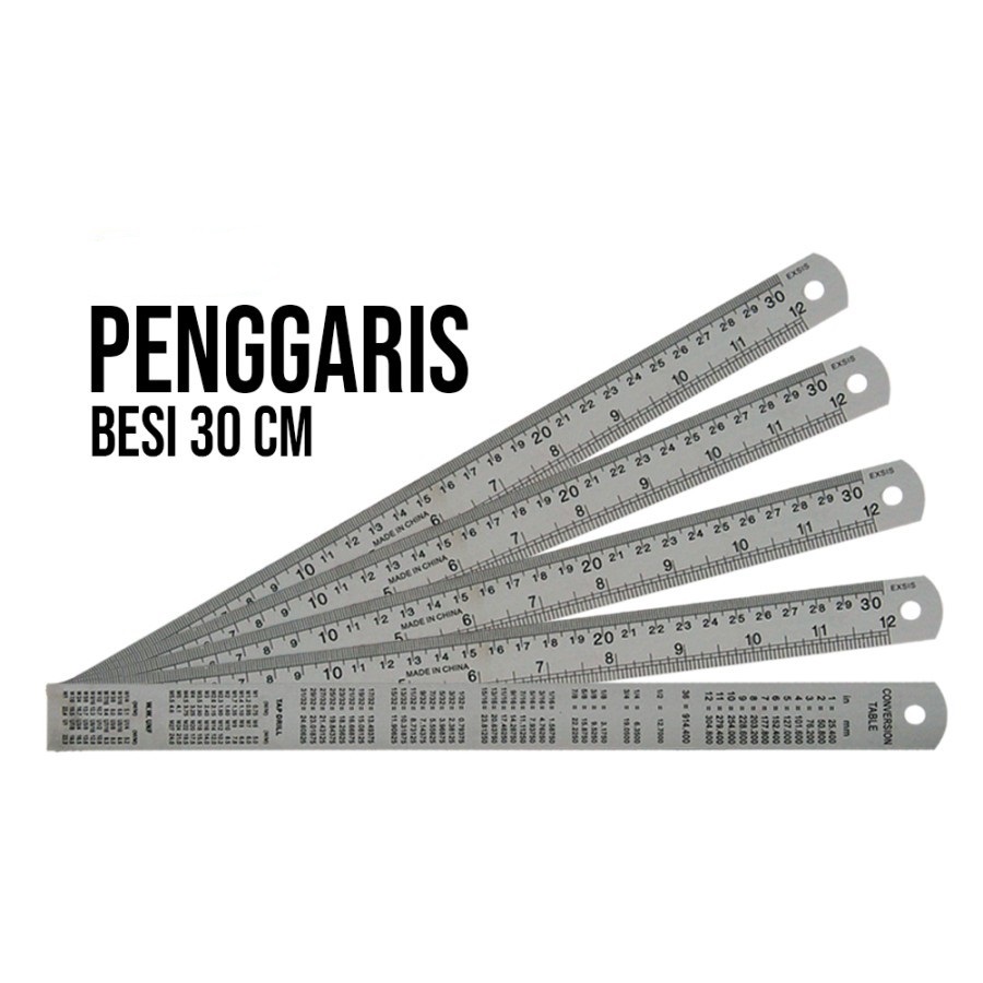 PENGGARIS BESI 30cm