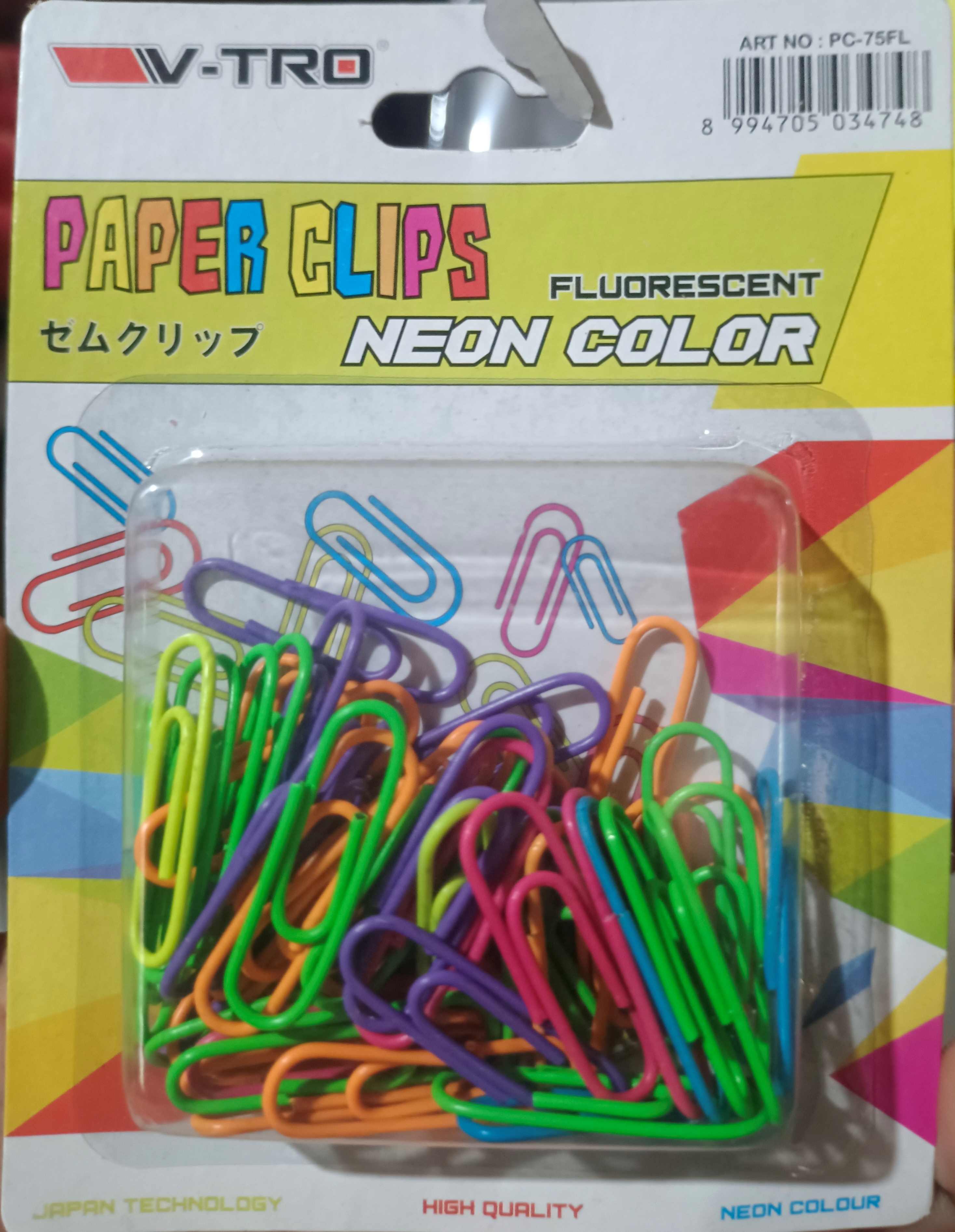 paper clip warna