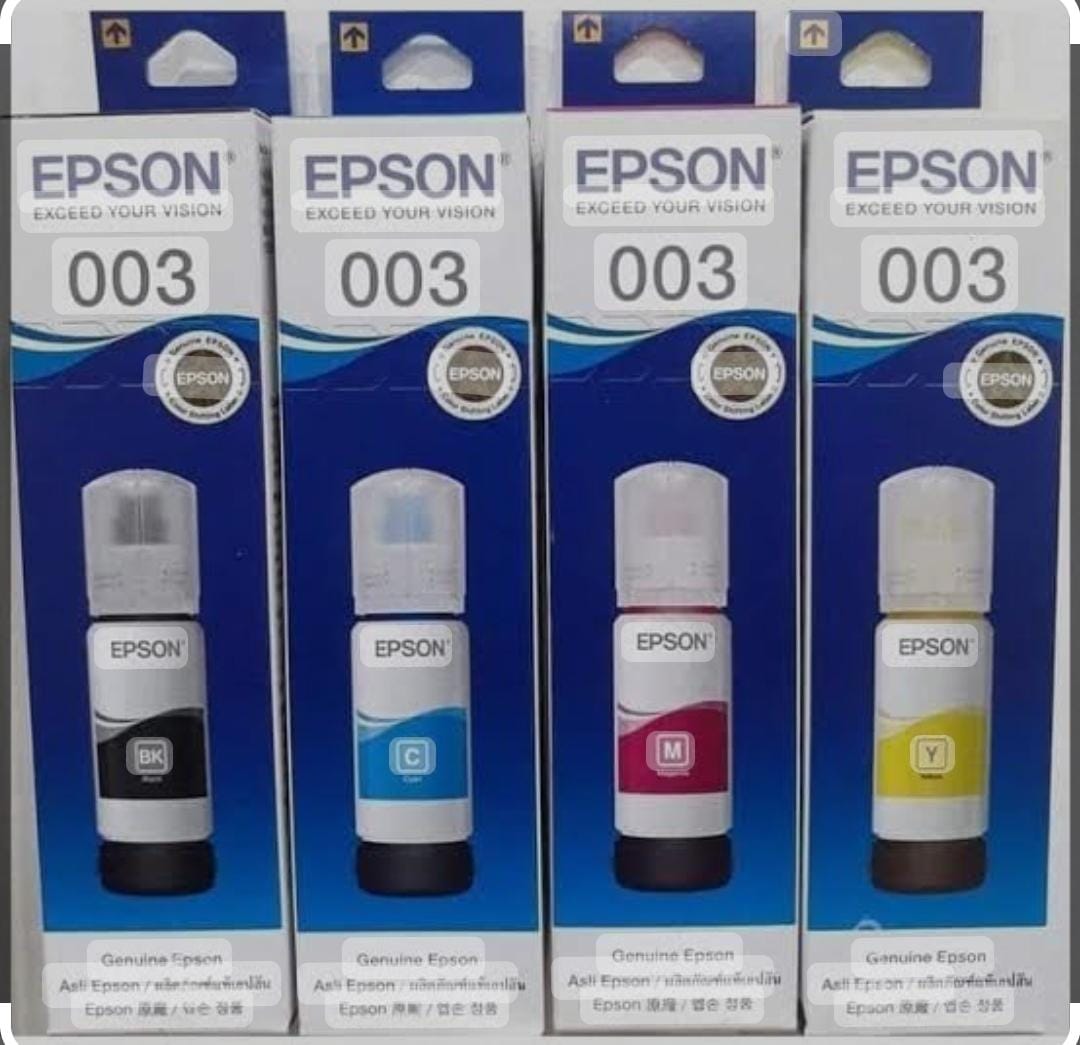 Tinta Epson 003 Warna Biru (Cyan)