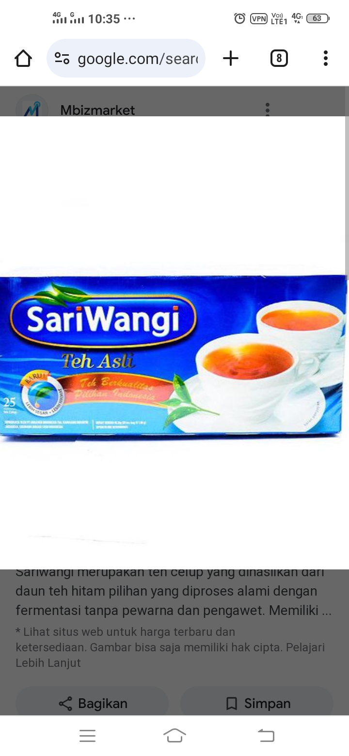 Teh kotak sariwangi