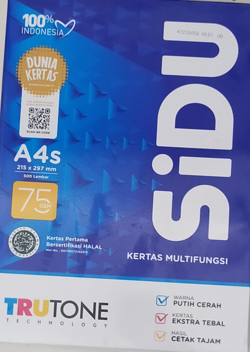 Kertas A4s Sidu 