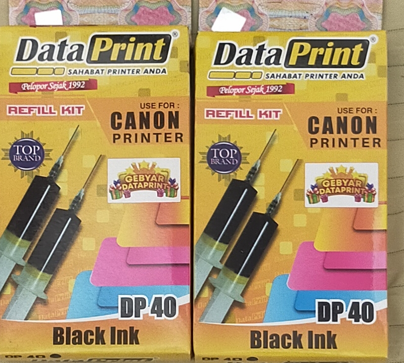 Data print suntik conon Hitam