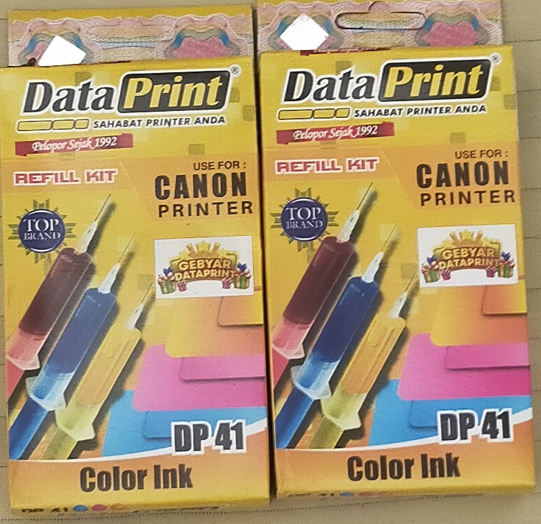 Data print suntik conon warna