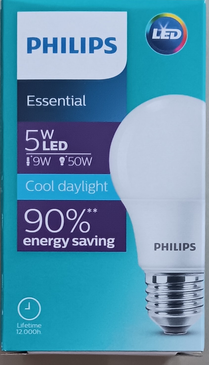 Bola Lampu Philips Essential 5W