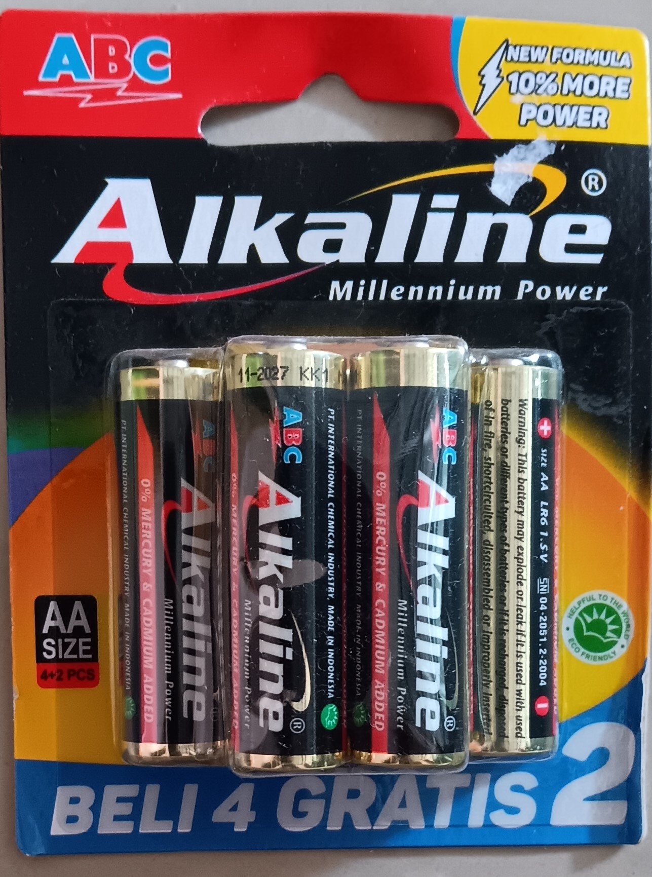 Baterai Alkaline AA isi 2