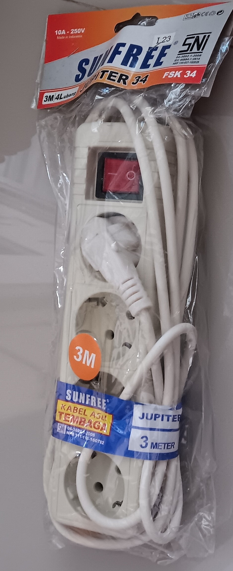 Terminal Arde Kabel 3M L3/Stop Kontak Kabel