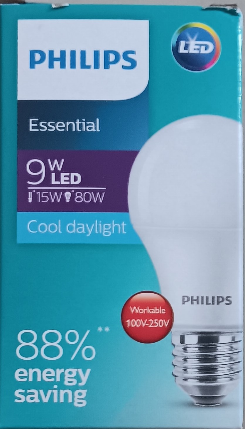 Bola Lampu Philips Essential 9W