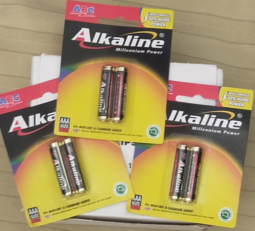 Beterai alkaline  AAA