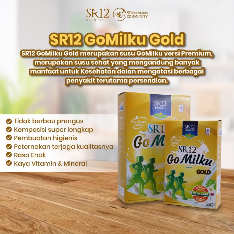 Susu Lansia GoMilku Gold 600g