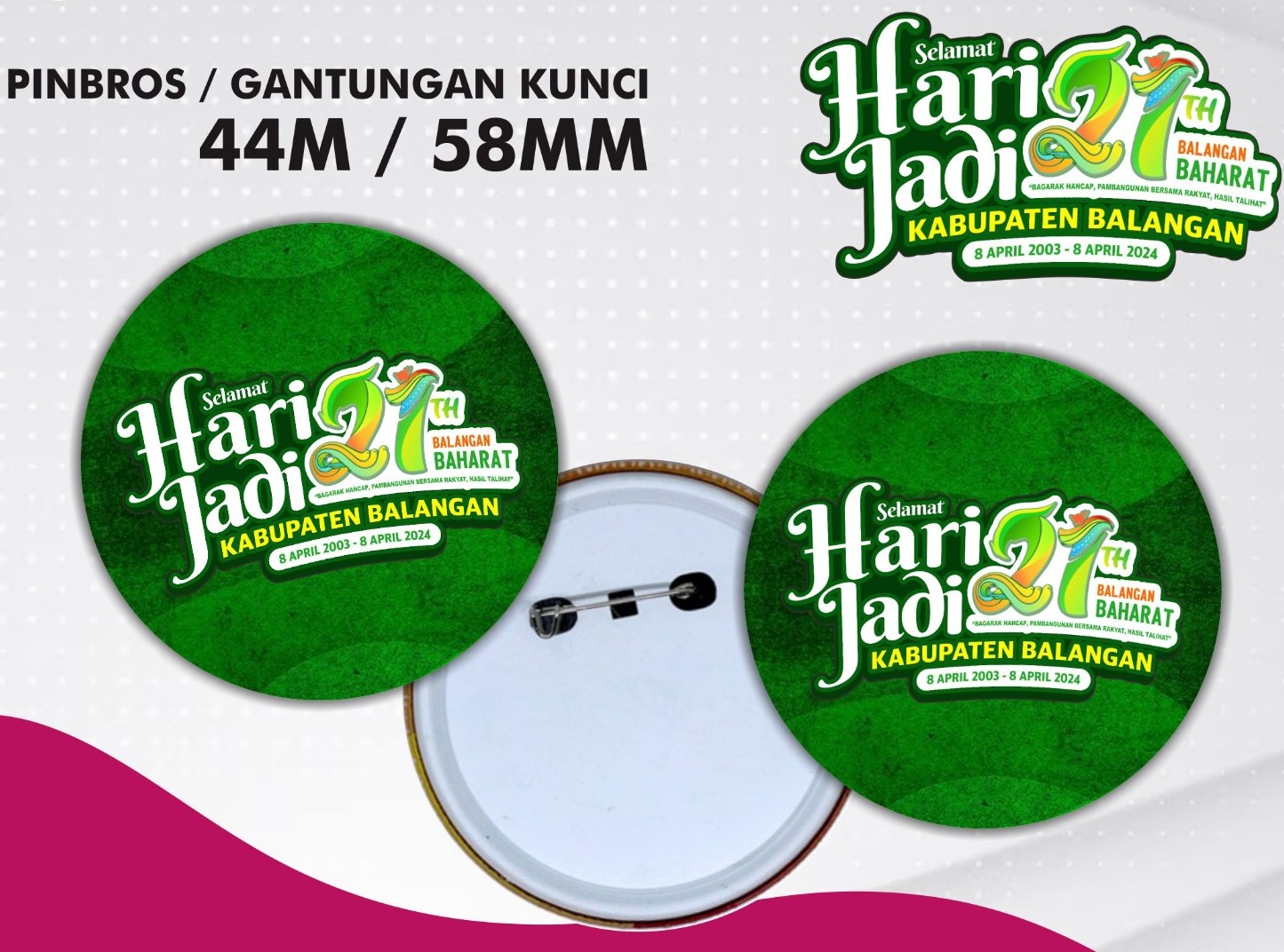 Pin Bross Hari jadi Balangan