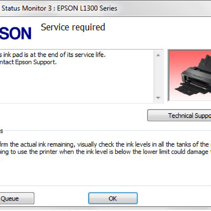 Reset printer Epson/Canon