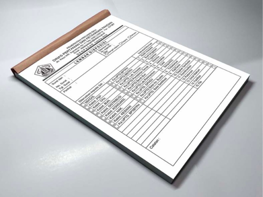 Blangko diposisi surat