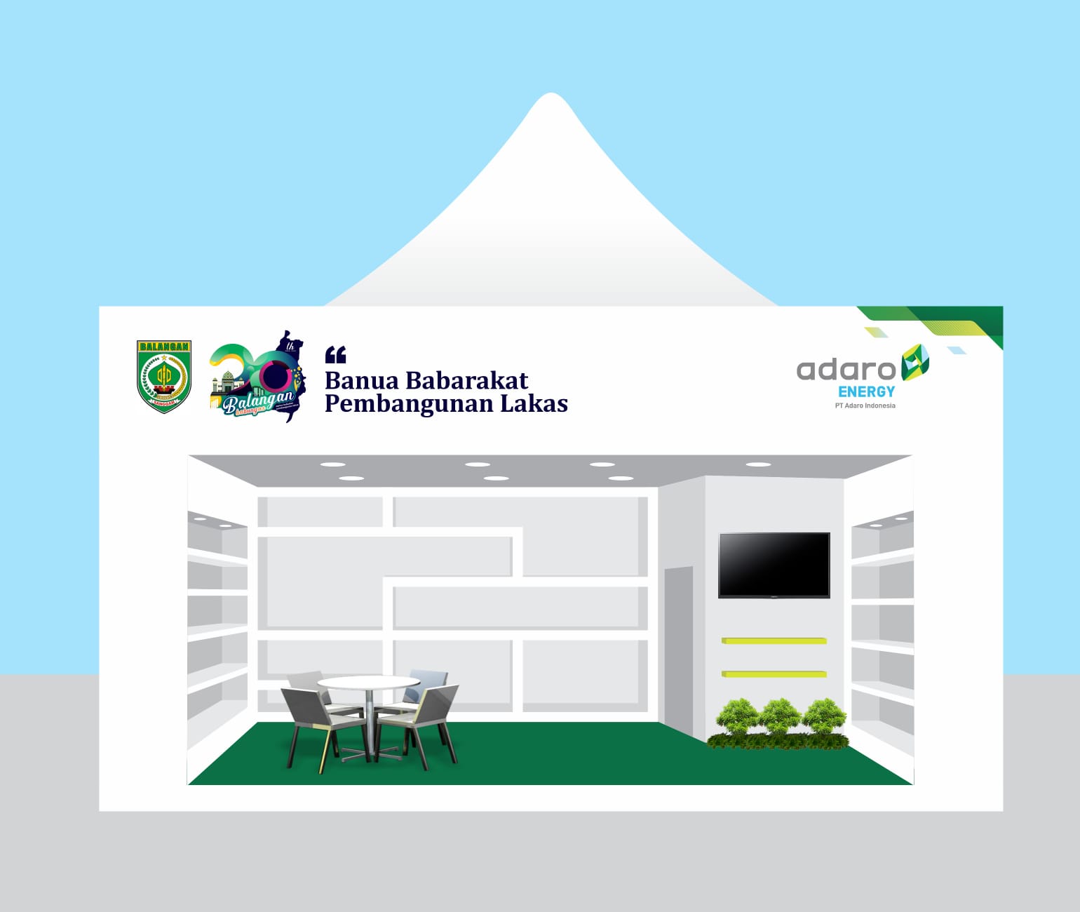 SIOPEN BALANGAN - HOUSE MEDIA - DEKORASI STAND PAMERAN 5X5