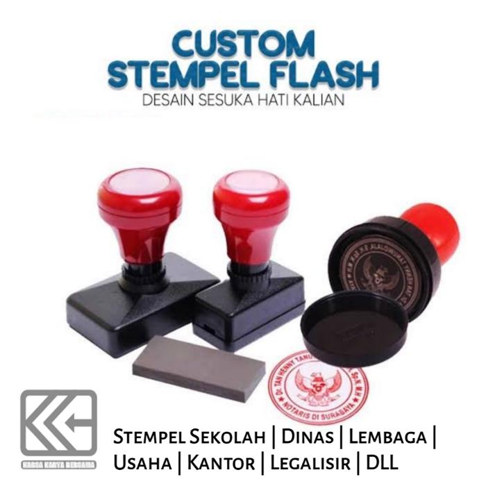 stempel dinas costum