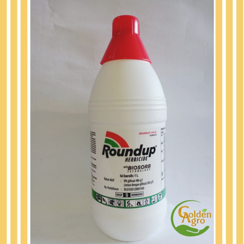 HERBISIDA ROUNDUP 486SL SL 1 LITER 1LT