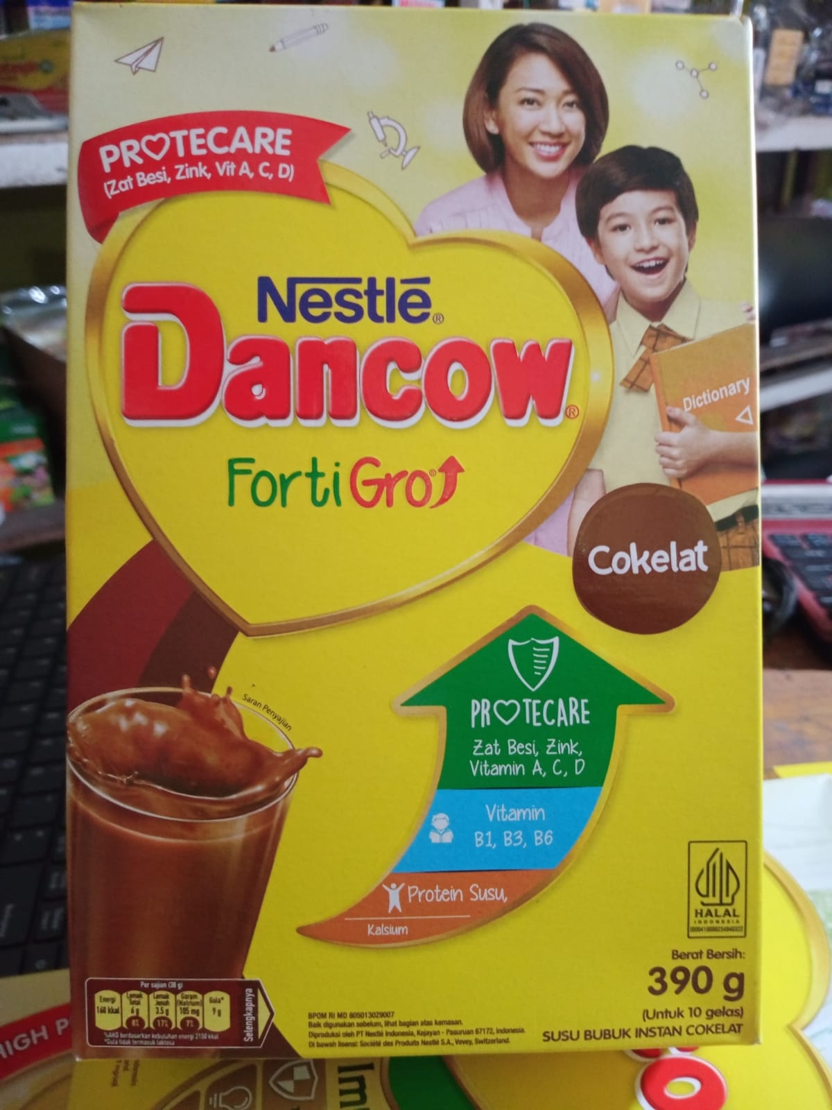 Dancow Fortigro Cokelat 390g