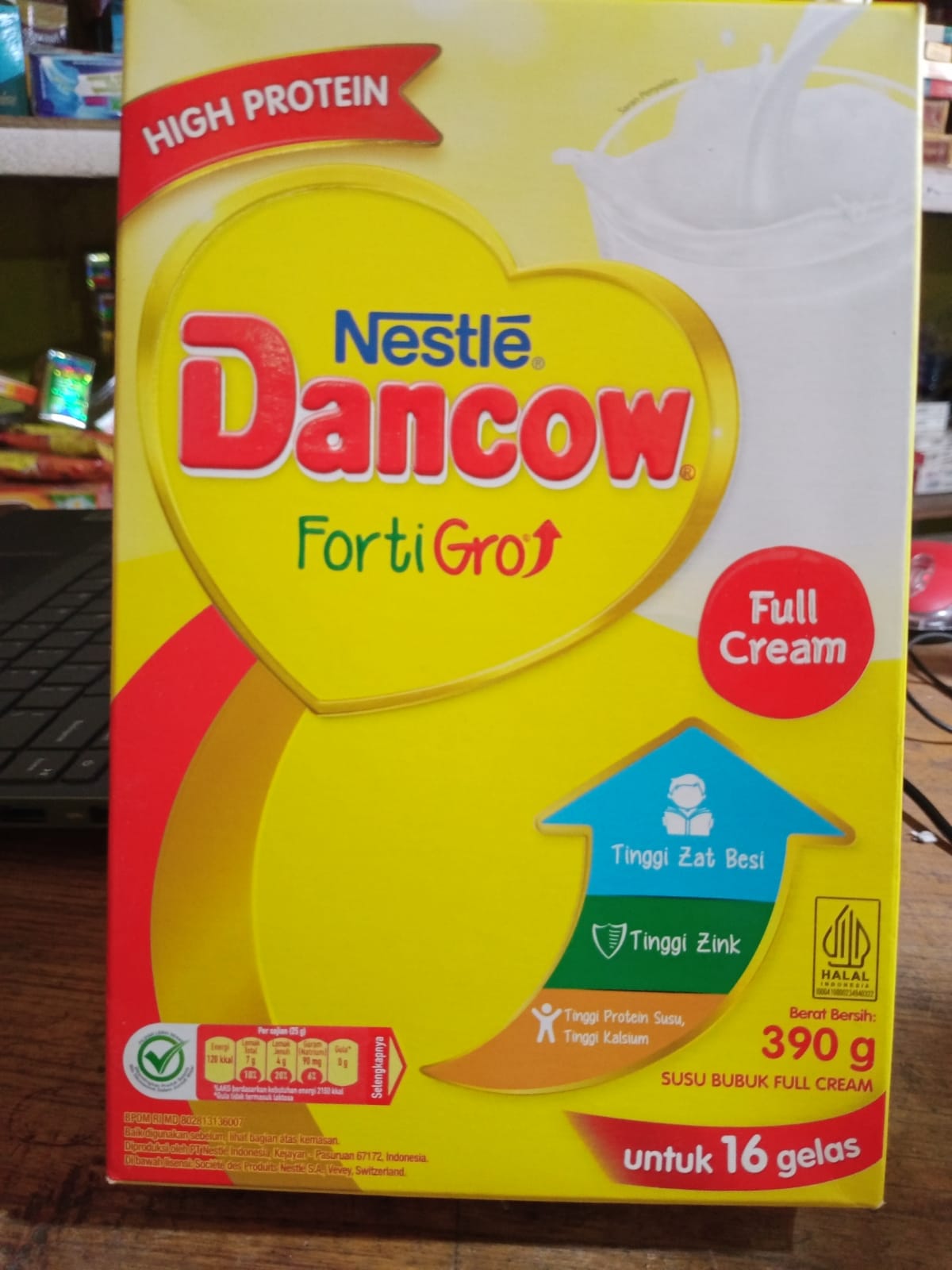 Dancow Fortigro Full Cream 390g