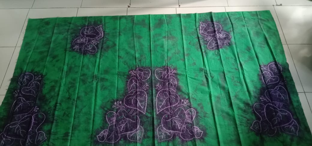 Sasirangan Khas Balangan motif bilaran tapah