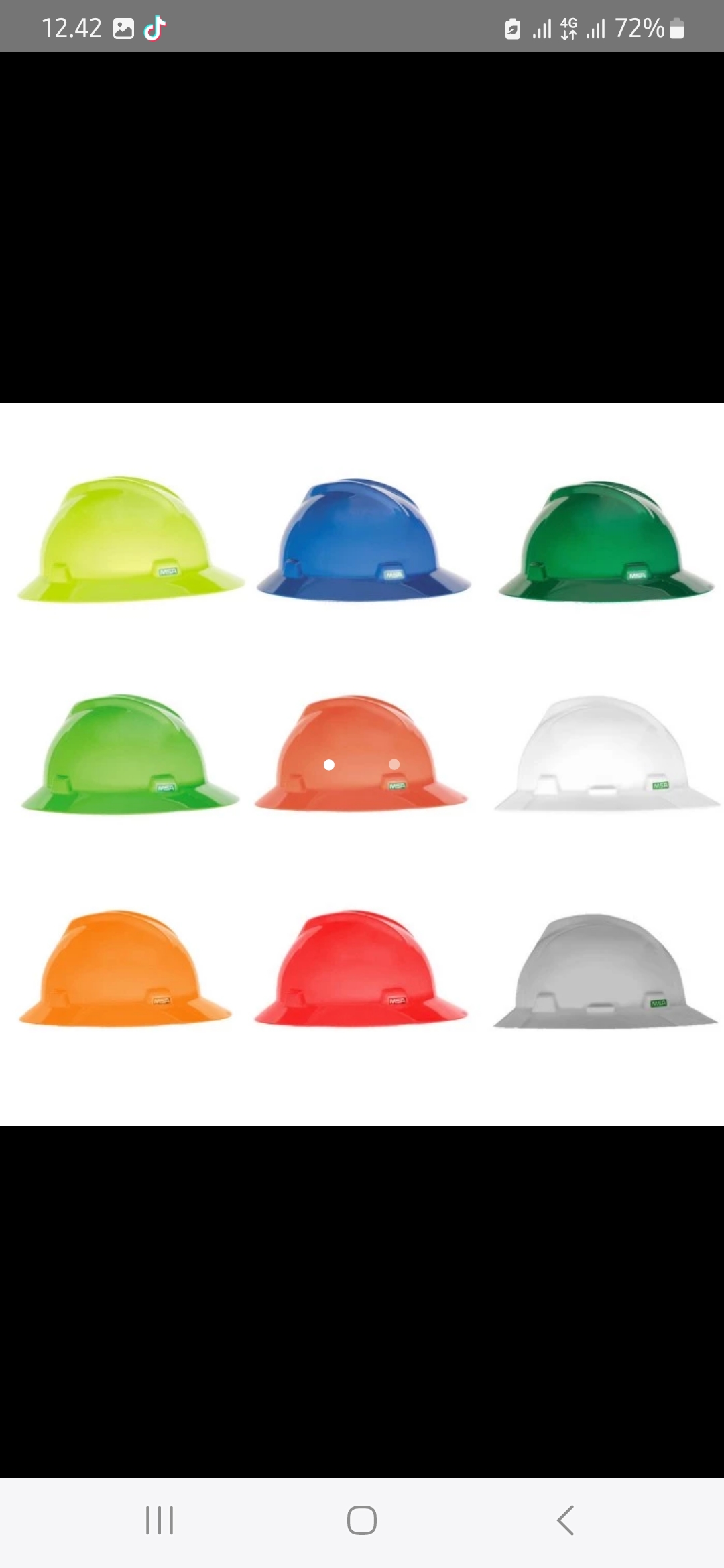 Helm Proyek/Safety Fullbrim Fstrack MSA Lokal