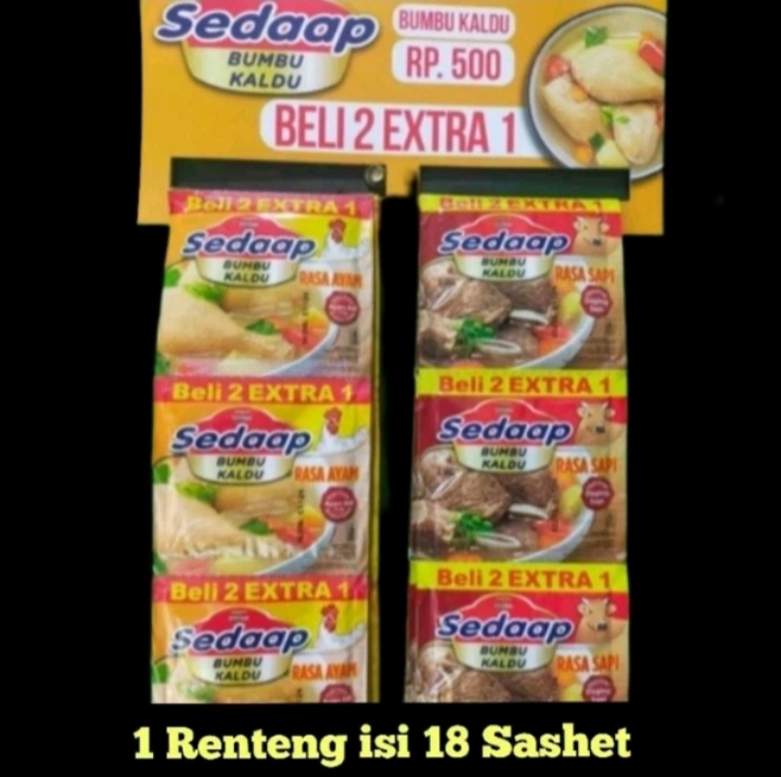 Sedaap Bumbu Kaldu Rasa Ayam 19gr x 18 Sashet