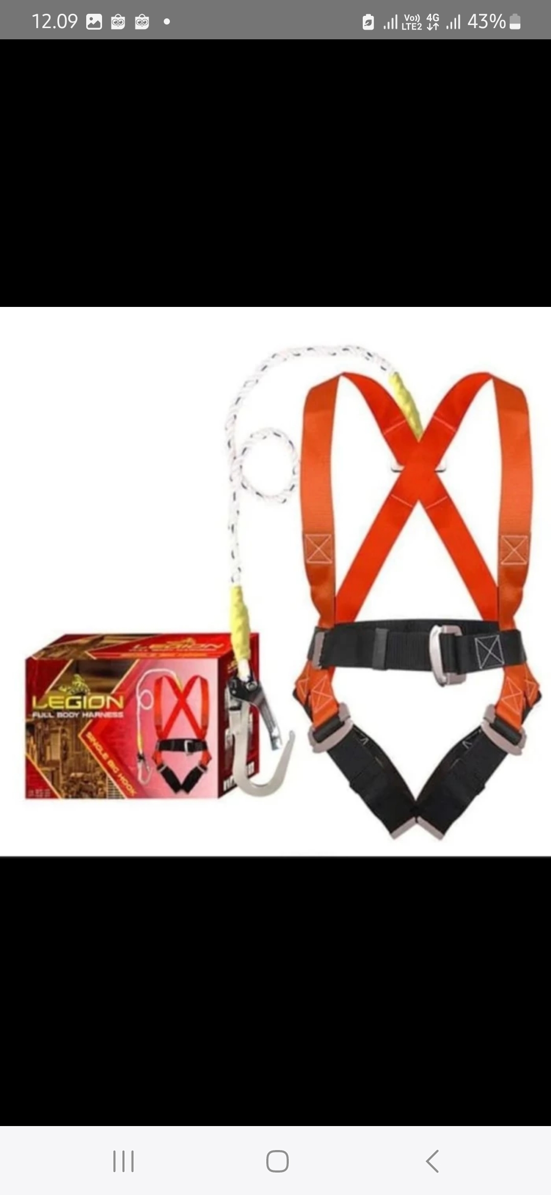 Full Body Harness Single Big Hook