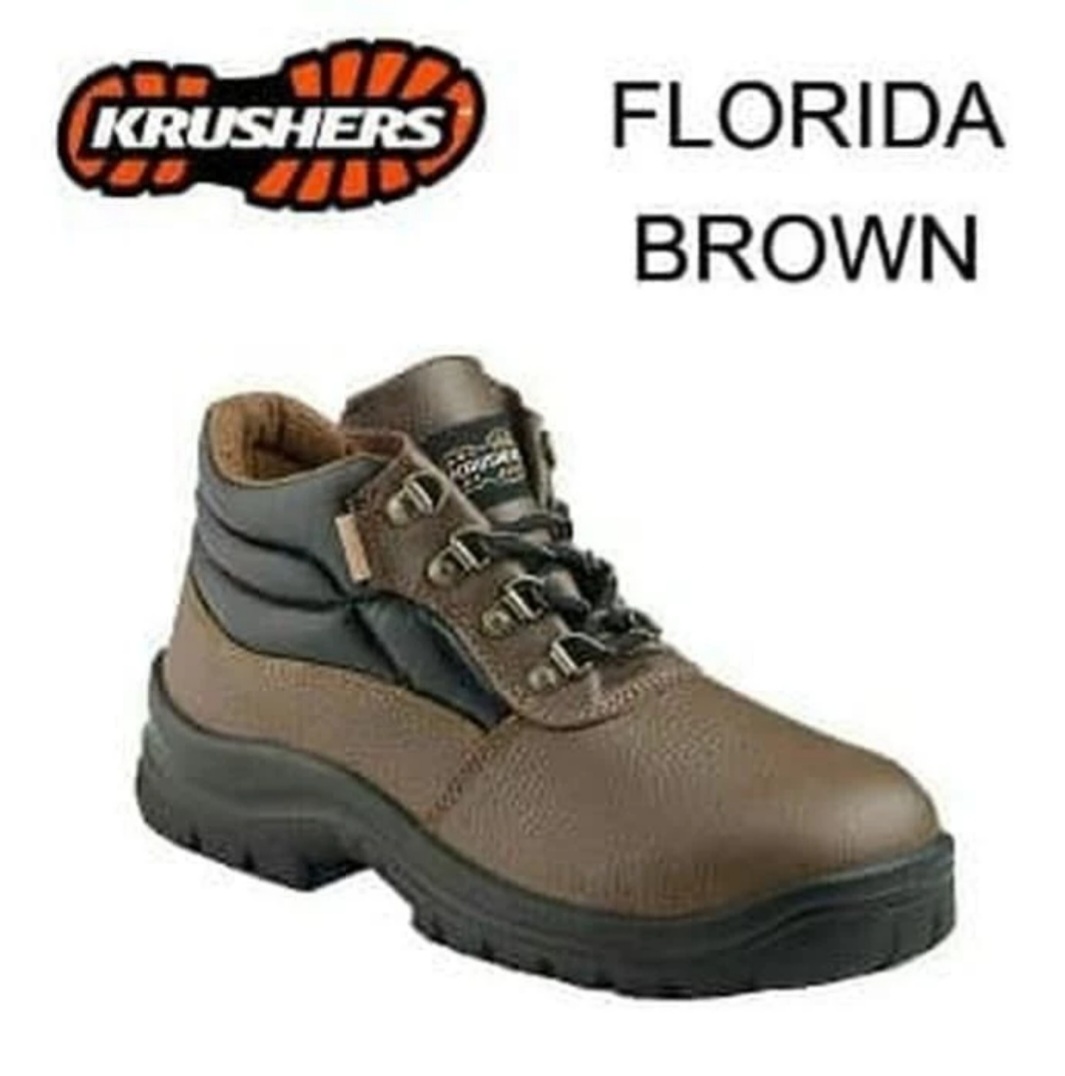 Sepatu Safety Krushers Florida Coklat