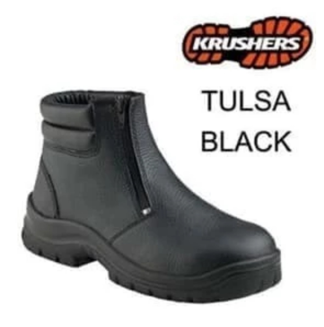 Sepatu Safety Krushers Tulsa Hitam