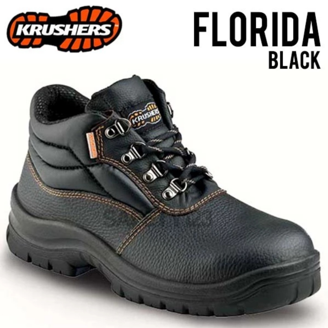 Sepatu Safety Krushers Florida Hitam