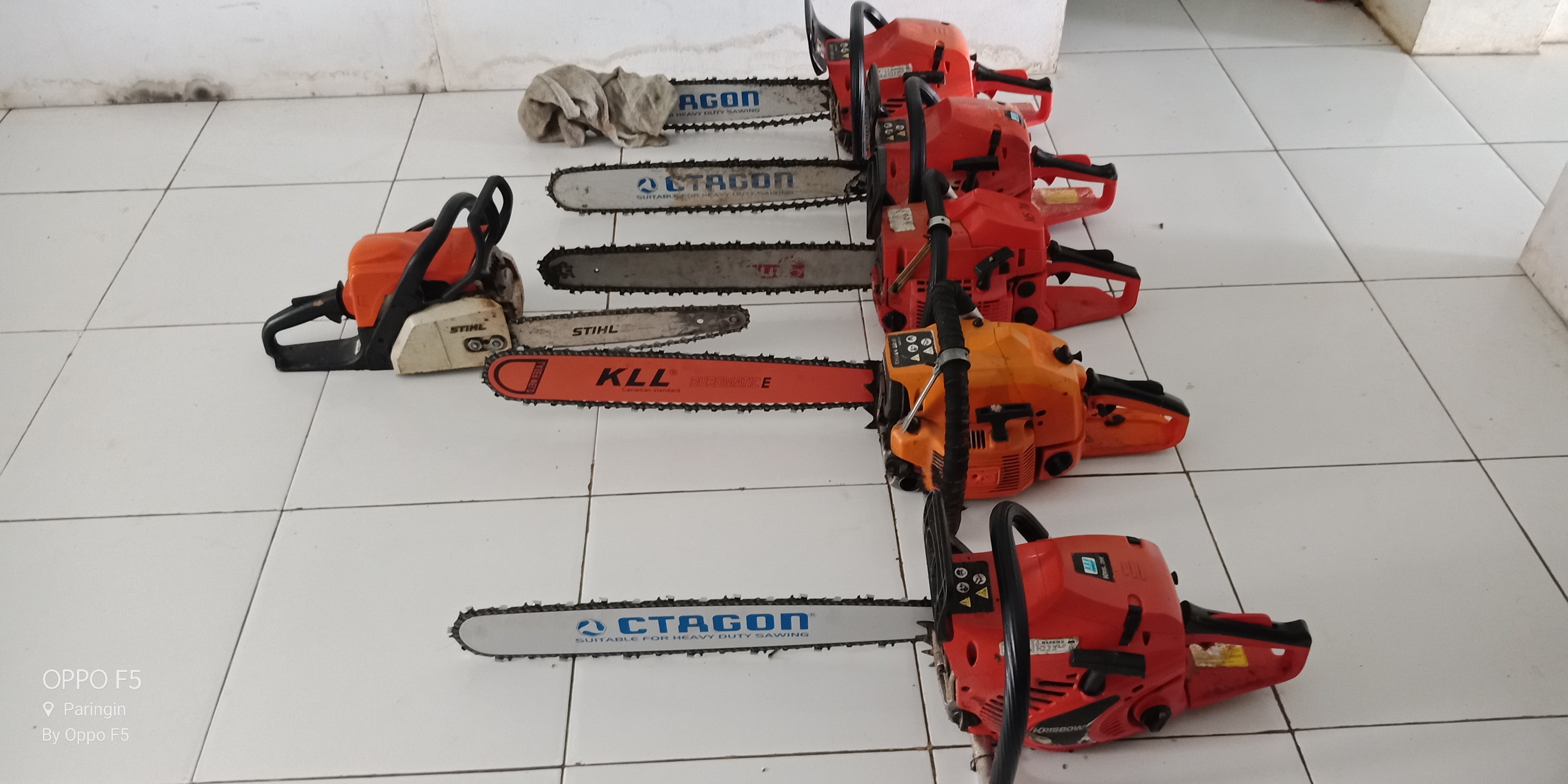 Service mesin rumput dan chainsaw