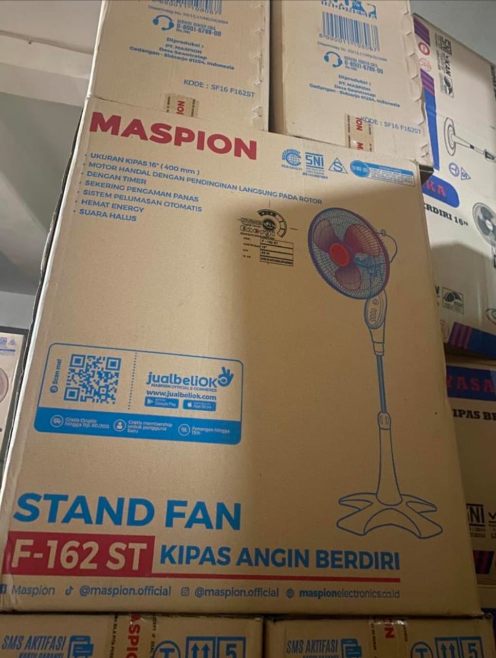 Maspion Kipas angin Berdiri F-162 ST