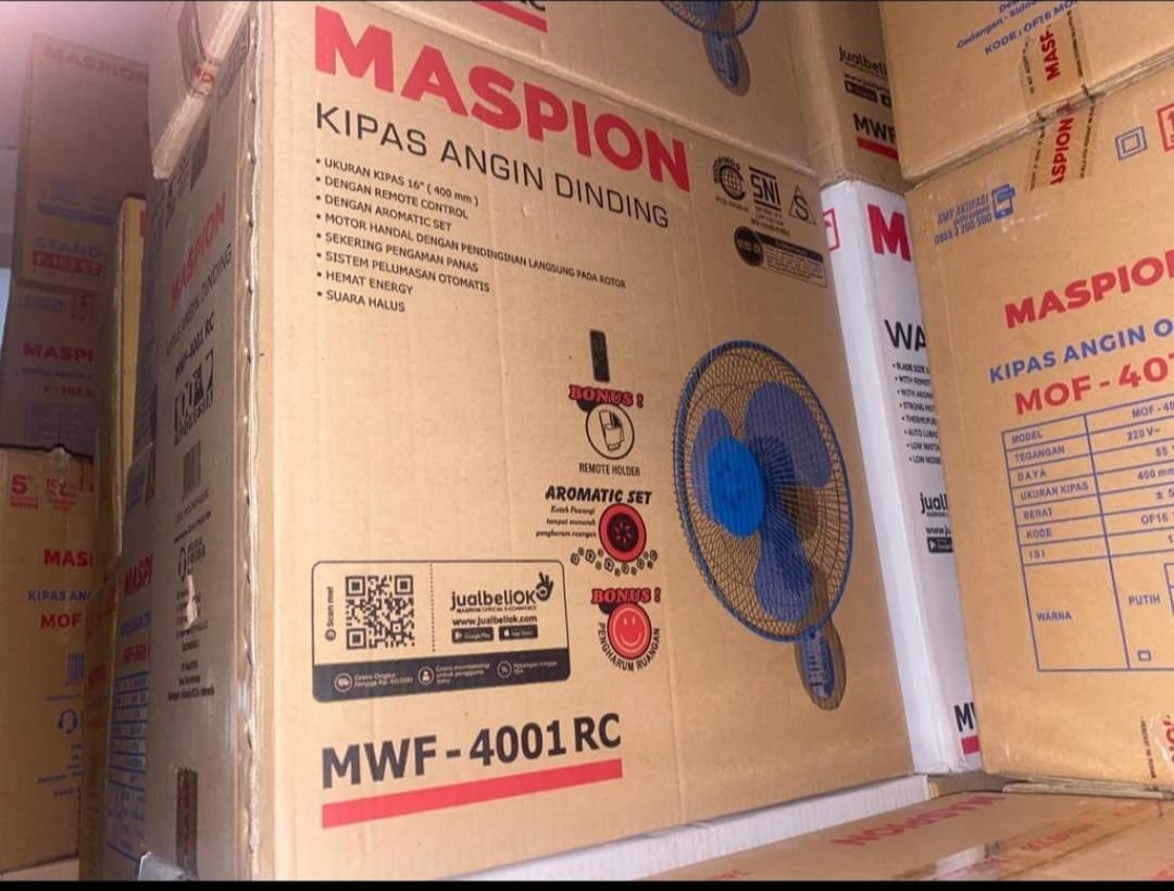 Maspion Kipas Angin Dinding MWF 4001rc