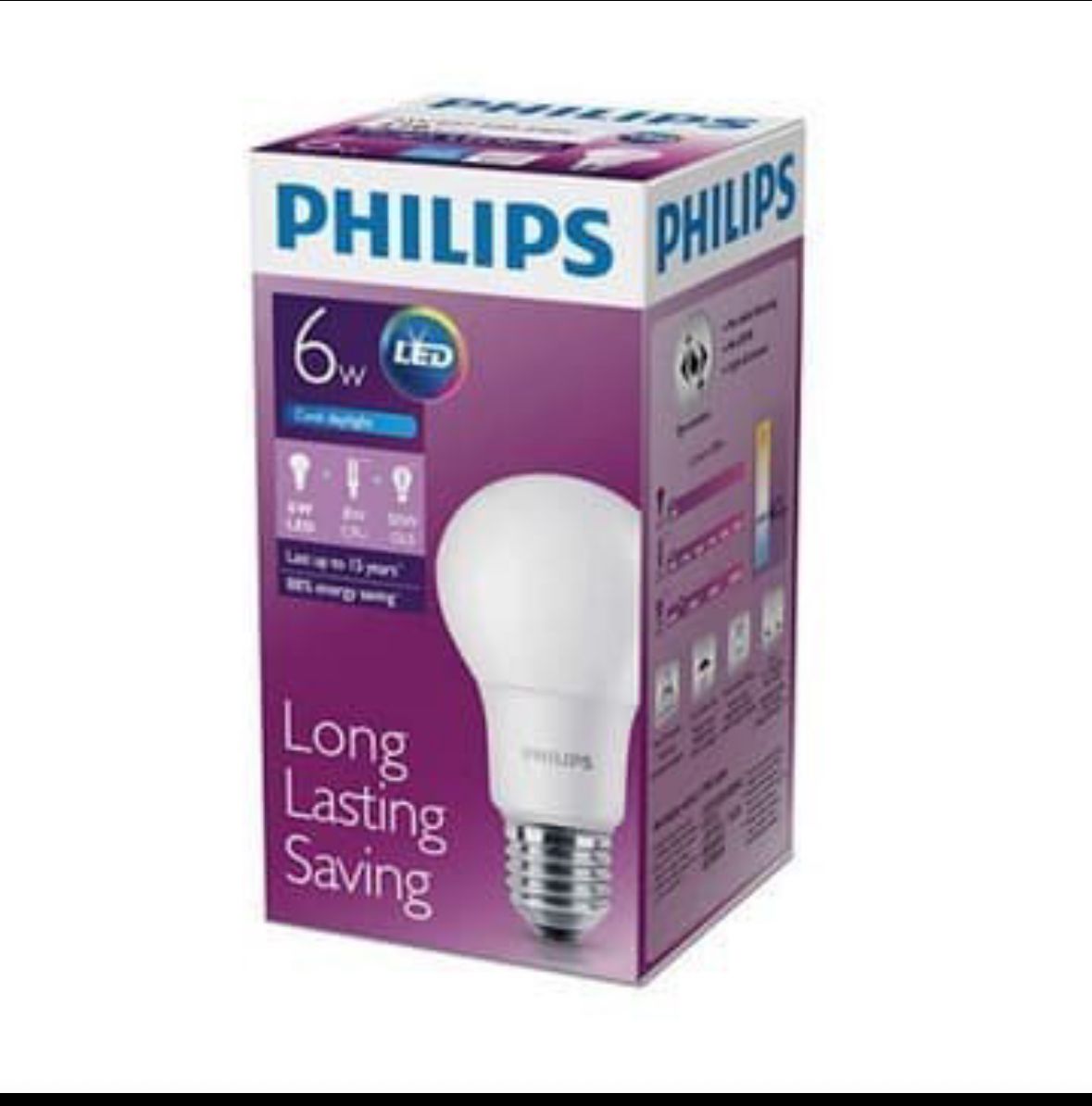 lampu philips 6 watt