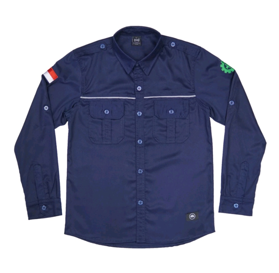 Kemeja PDL Biru Navy High Quqlity