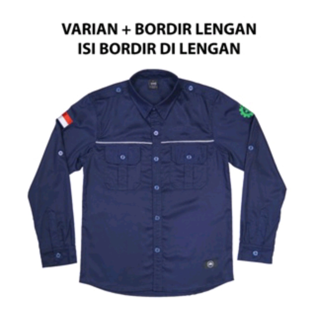 Kemeja PDL Biru Navy High Quqlity