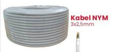 Kabel NYM 3X2.5 mm