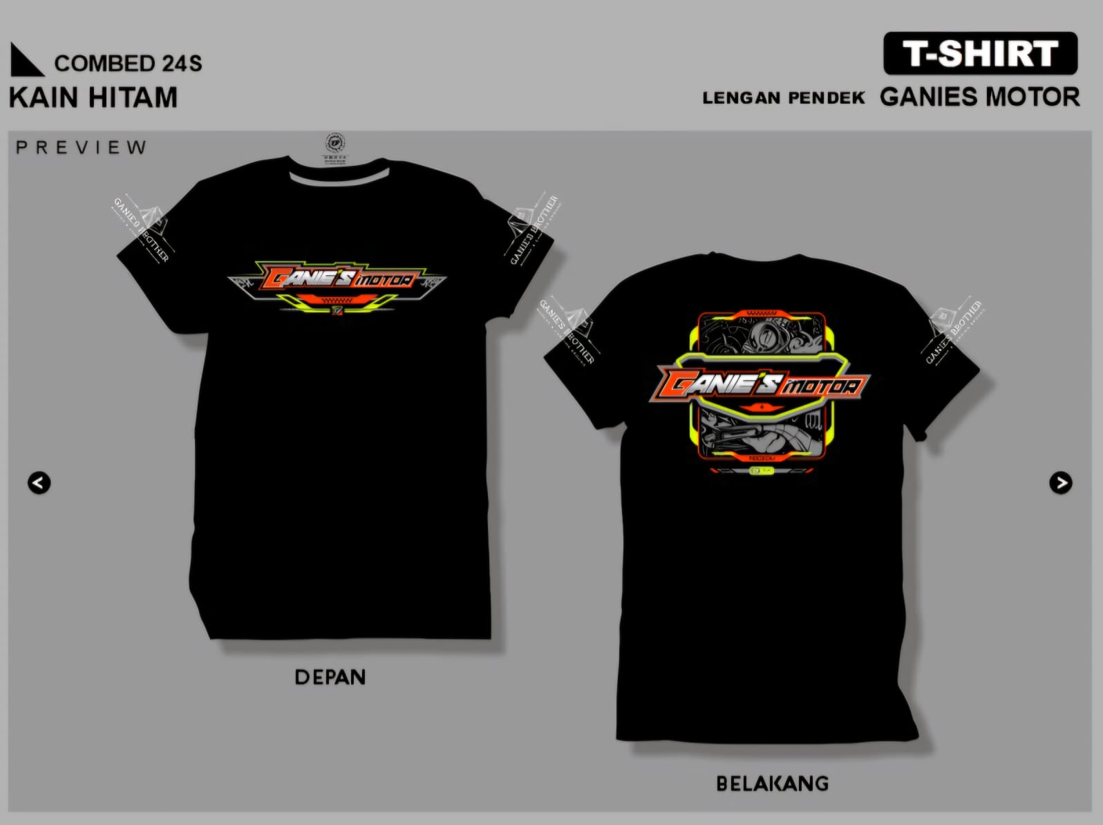 Baju Lengan Pendek