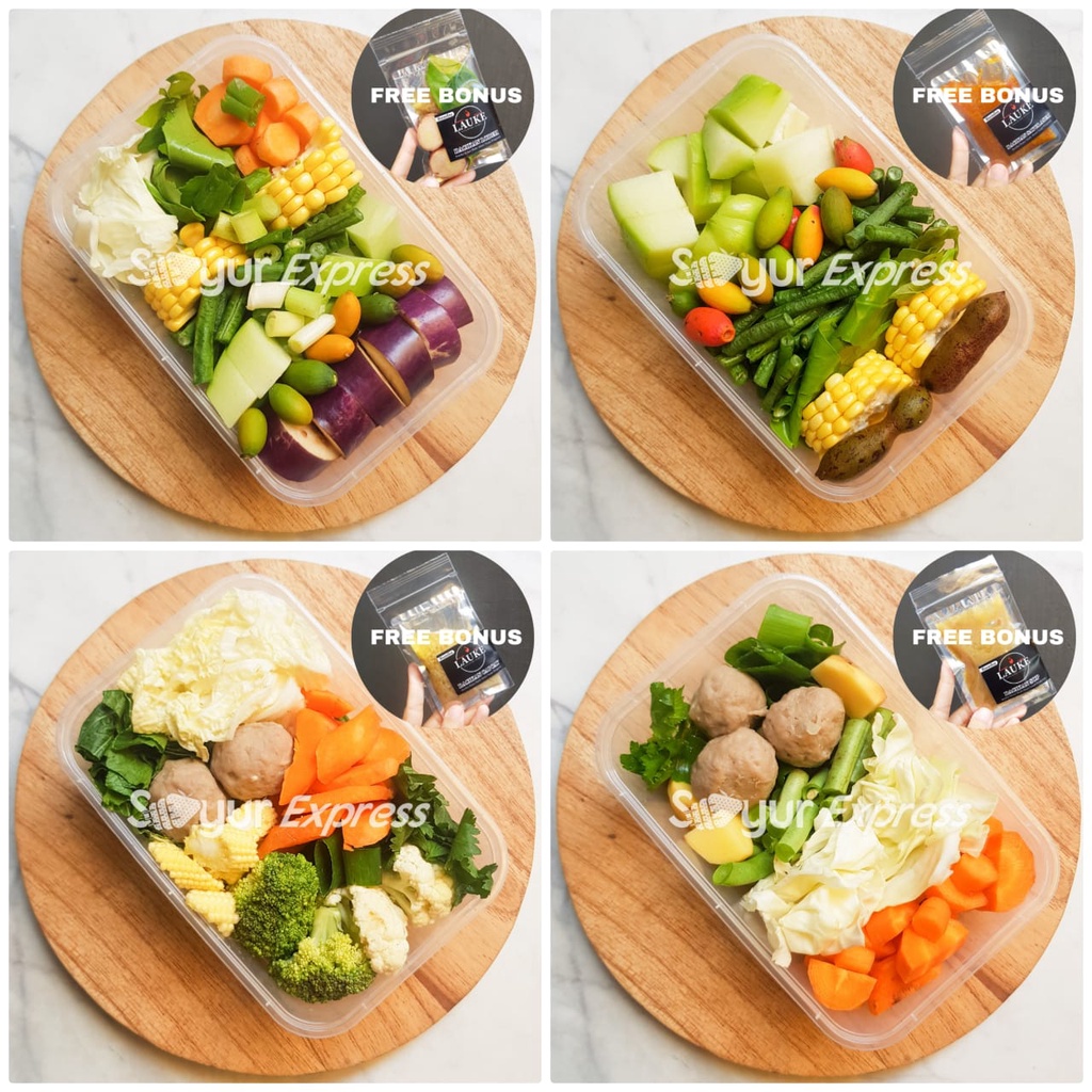 PAKET SAYUR MENTAH SEGAR 1